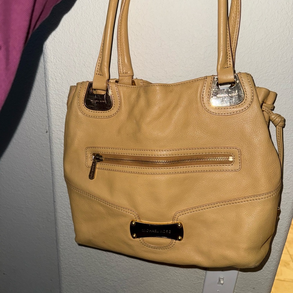 Michael Kors Tan Leather Tote Bag